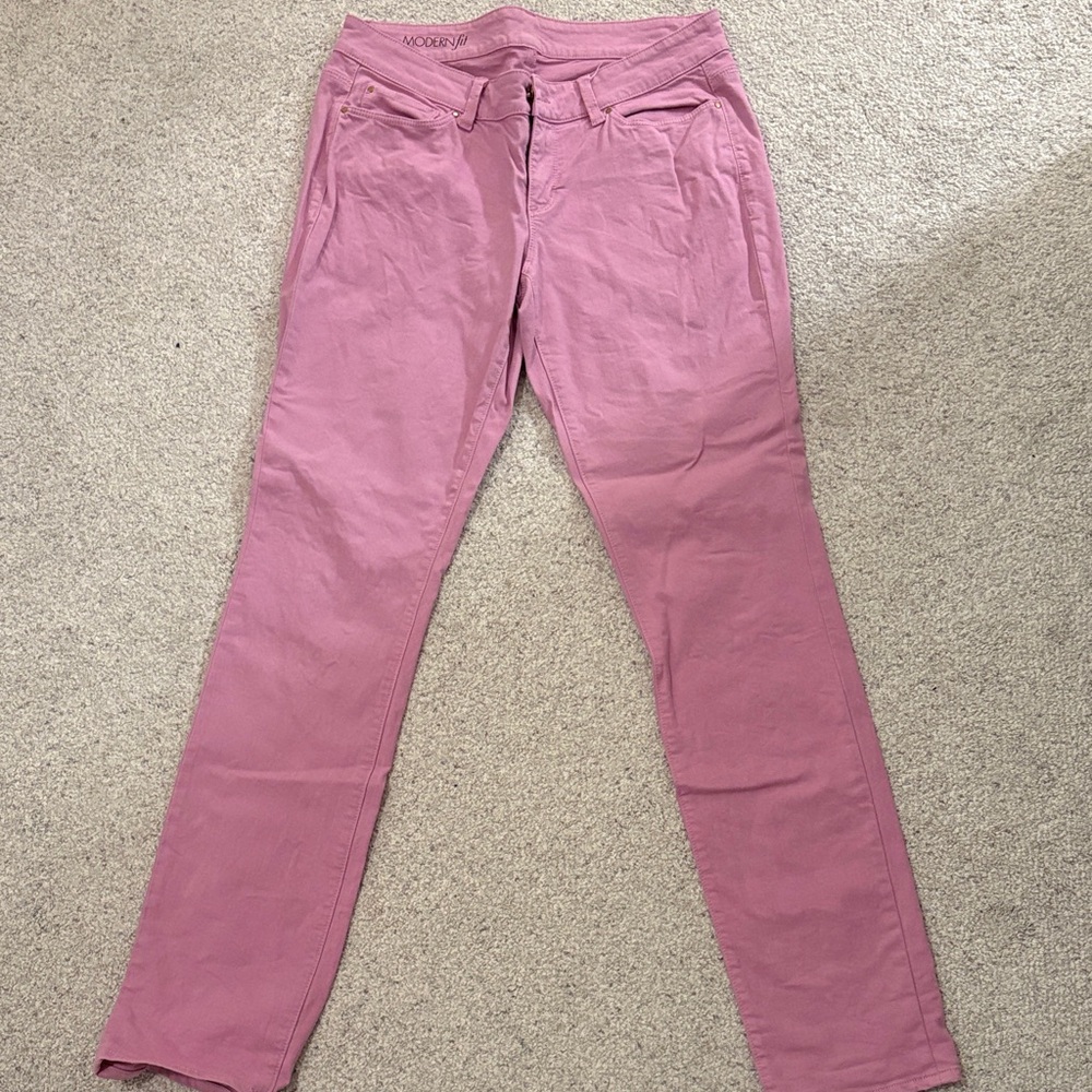 Ann Taylor Vibrant Pink Trousers